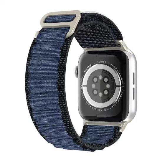 Bracelet de montre intelligente, nouveaux bracelets de montre en Nylon tissés à boucle de haute montagne, à la mode