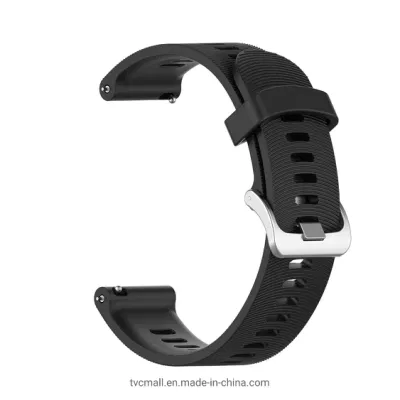 Bracelet de montre en Silicone de 20mm, pour remplacement de bracelet de montre intelligente Garmin Forerunner 245